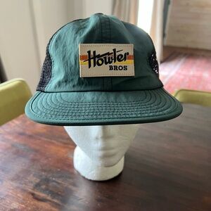 Howler Brothers Electric Stripe Tech Strapback Green Black Vented Breathable